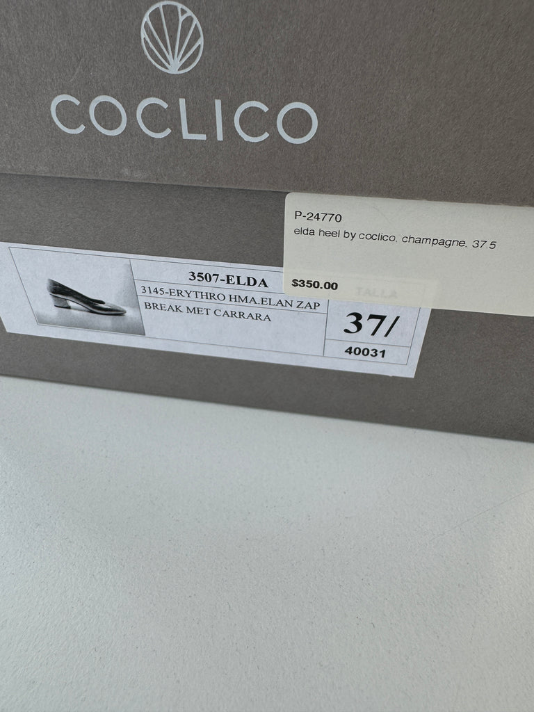 Coclico metallic shoes 6.5-7