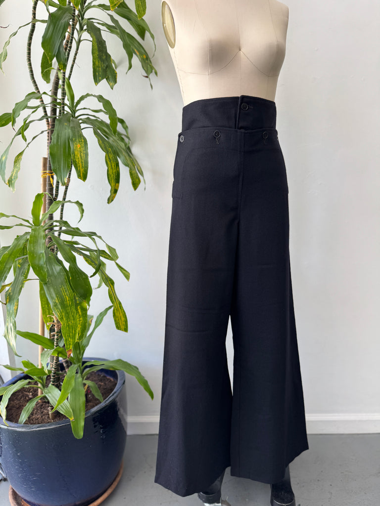 Vintage sailor pants highest waist “28”