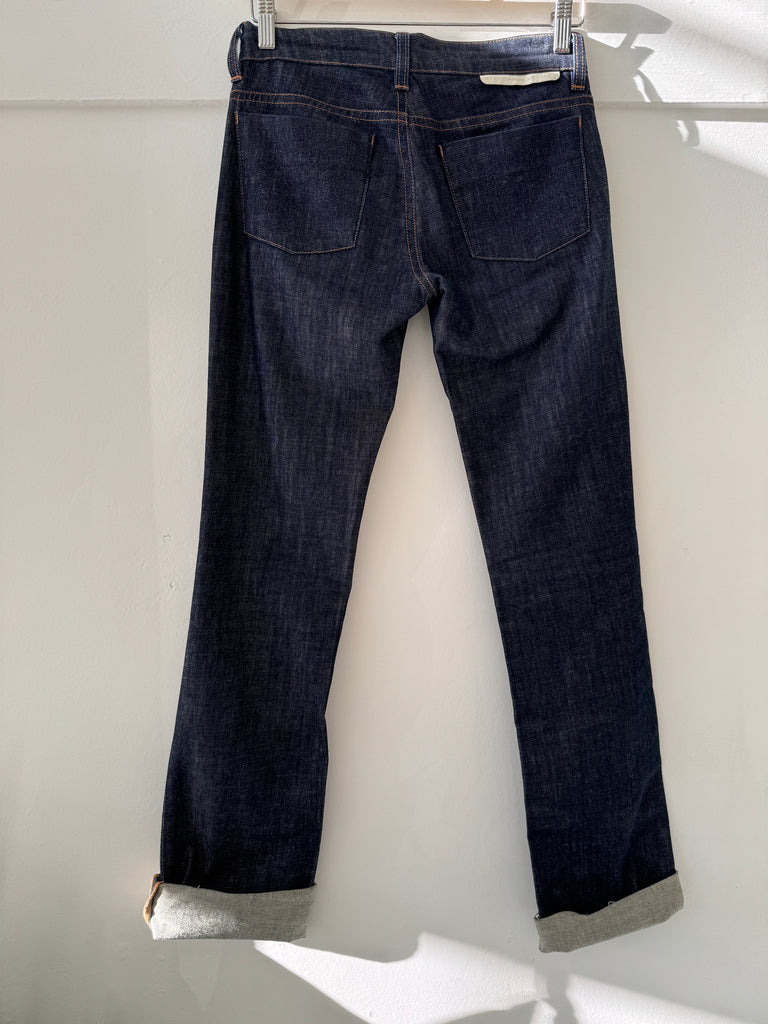 Designer Stella Mc Cartney low rise jeans “26”