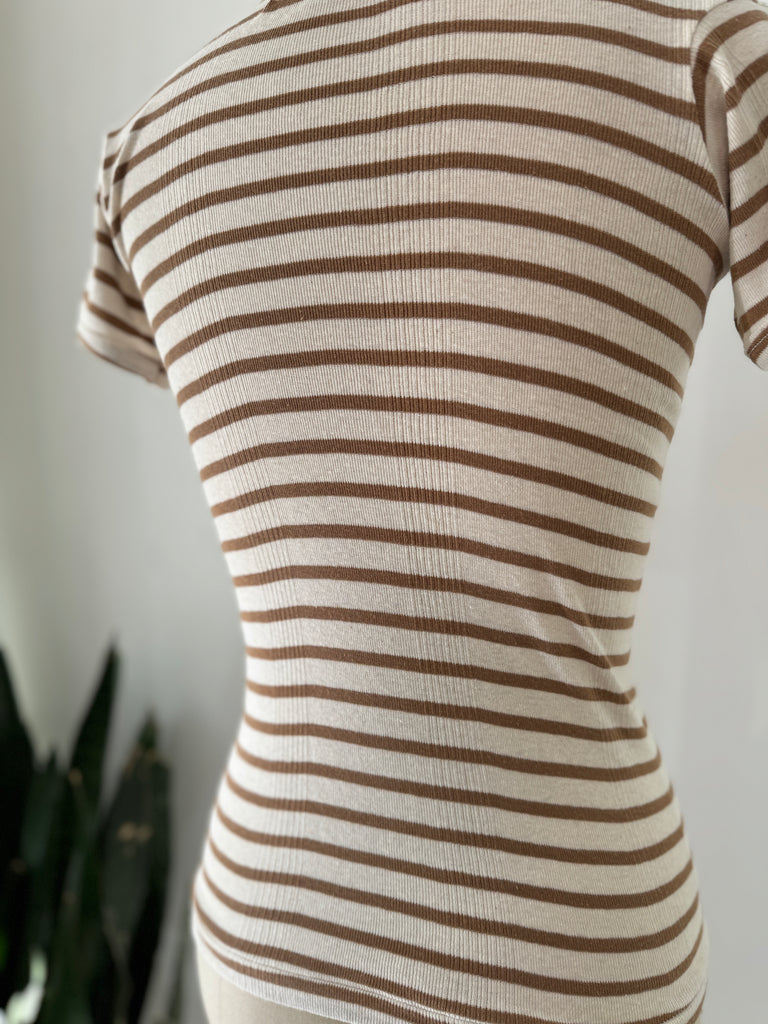 Soft cotton striped shirt