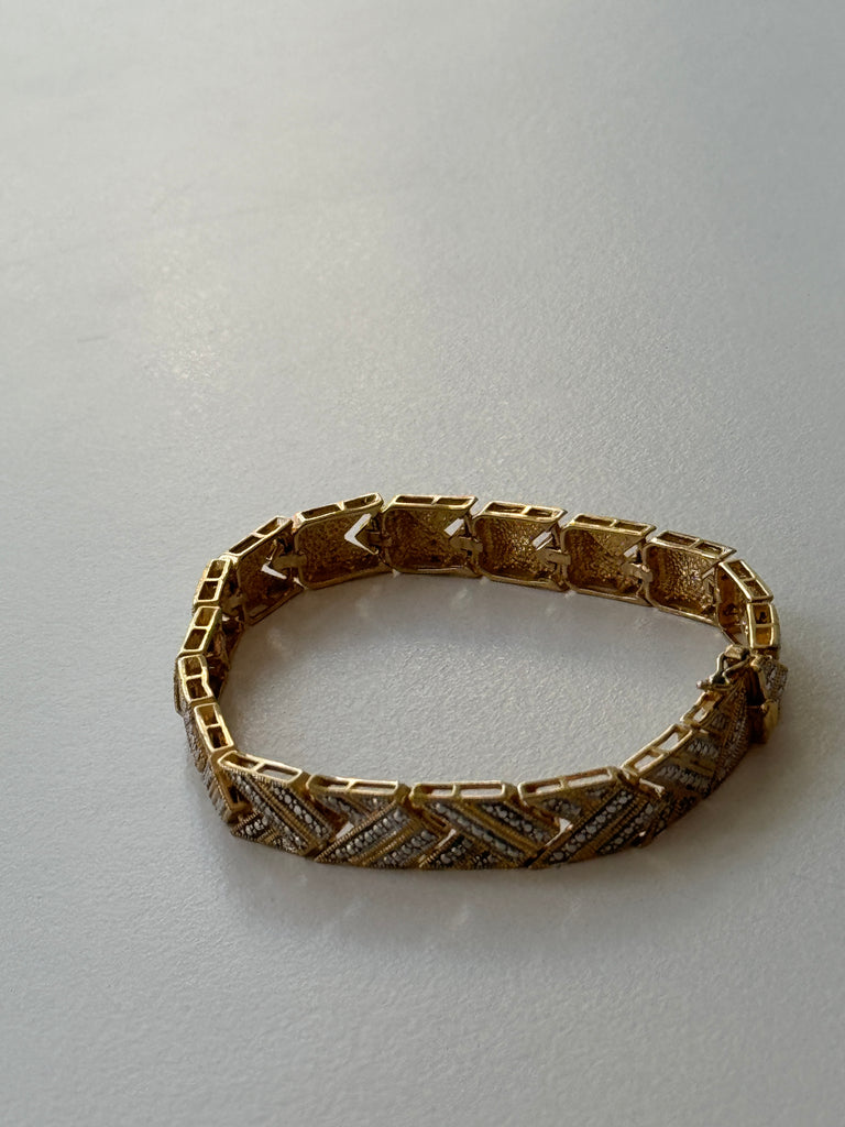 Vermeil gold plated bracelet