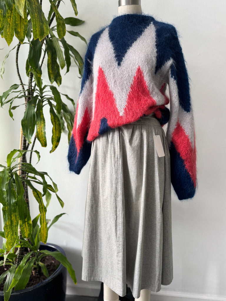 Vintage handmade mohair sweater
