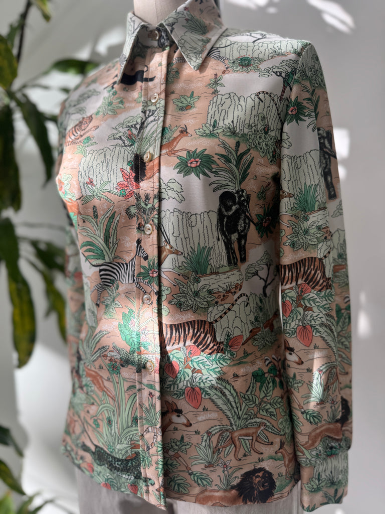 Vintage winter jack button up top