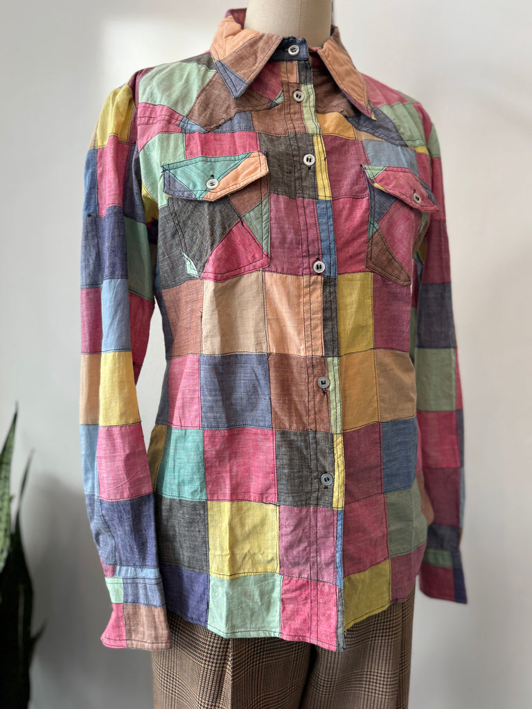 Vintage patchwork top