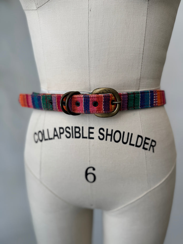 Vintage fabric belt