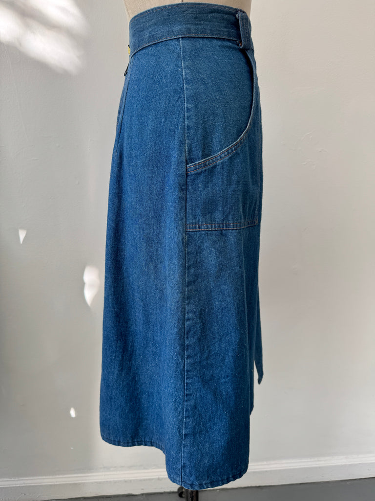 Vintage 1970’s denim skirt