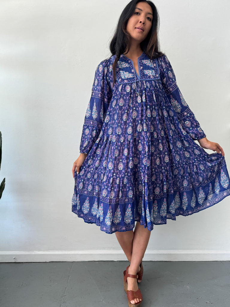 Vintage made in India cotton dress