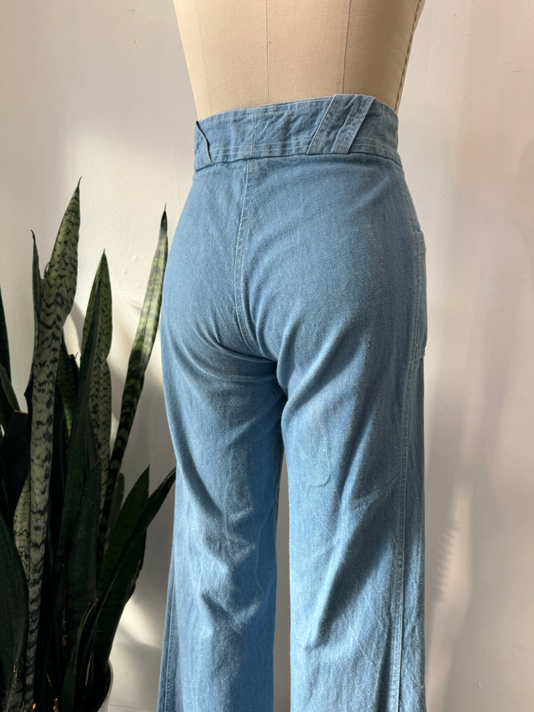 1970’s SUCCO TASH high waist | bell bottoms