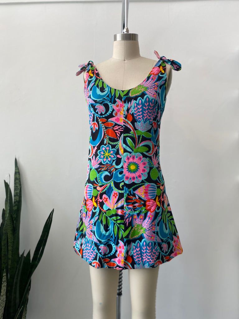 Vintage 1970’s printed mod Dress