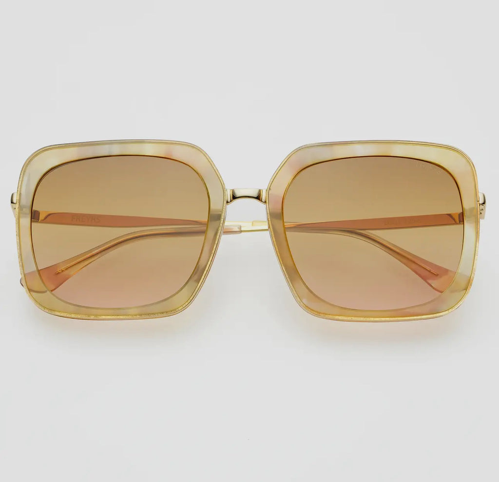 FREYRS ACETATE LULU SQUARE SUNGLASSES