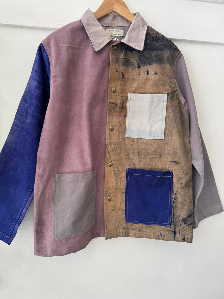 My Best Vintage Life patchwork chore coat