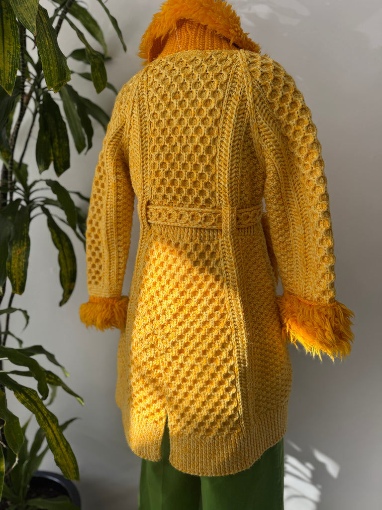 Vintage handmade crochet jacket