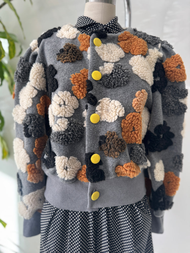 Raised textured jacket