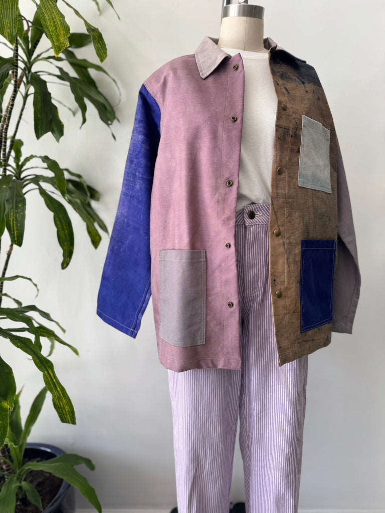 My Best Vintage Life patchwork chore coat