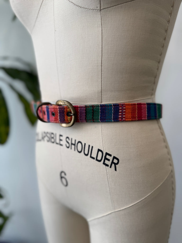Vintage fabric belt