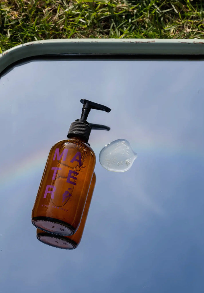 Mater Soap | holy soap | glass bottle