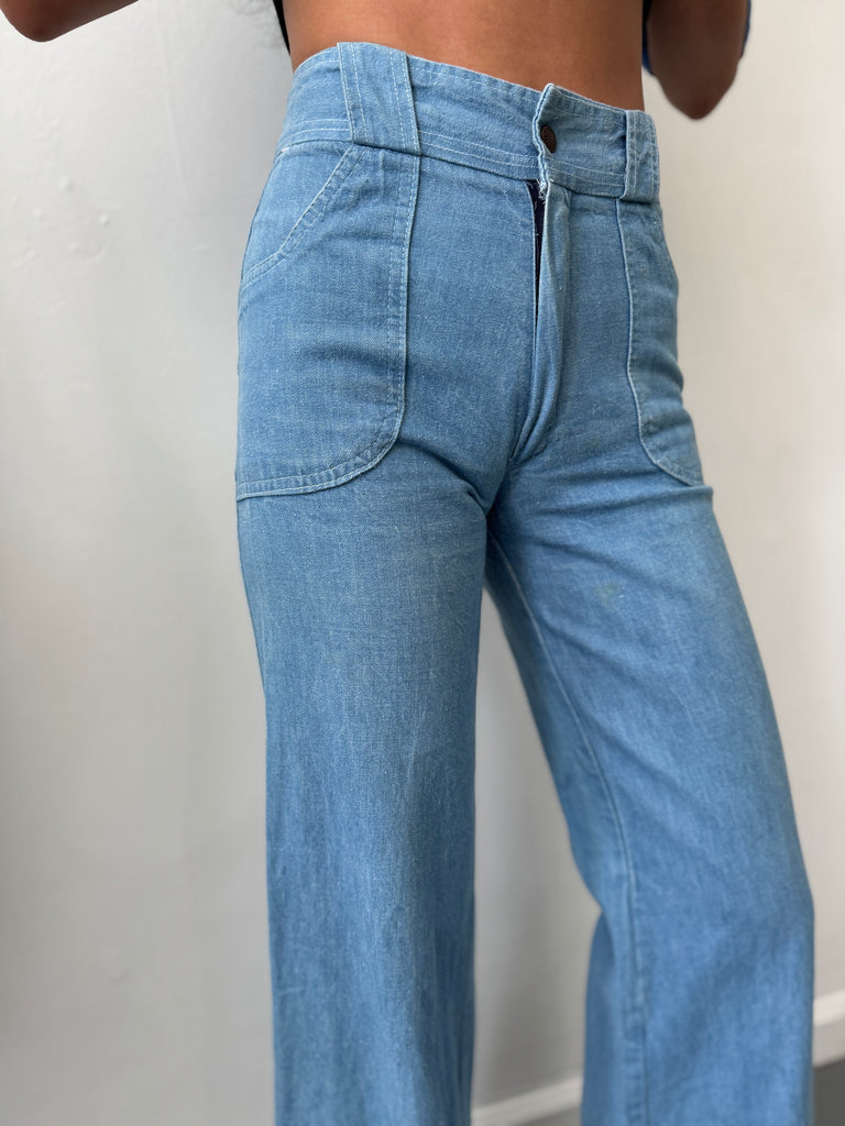 1970’s SUCCO TASH high waist | bell bottoms