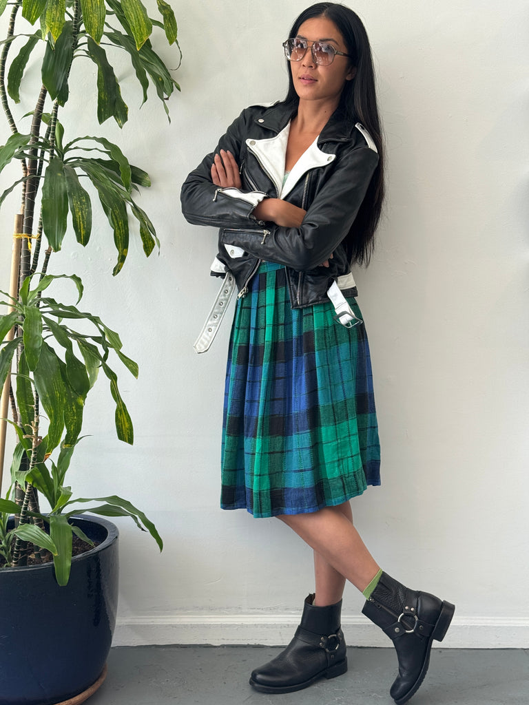 2 toned moto jacket