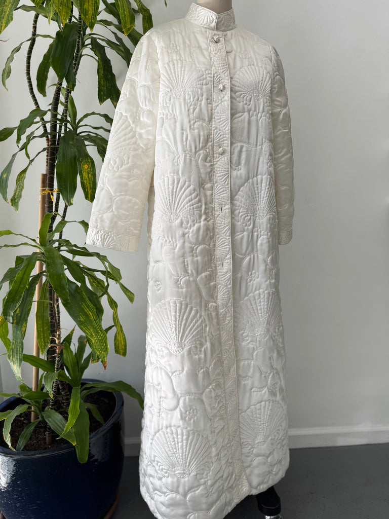 Vintage i magnin quilted outerwear /dress
