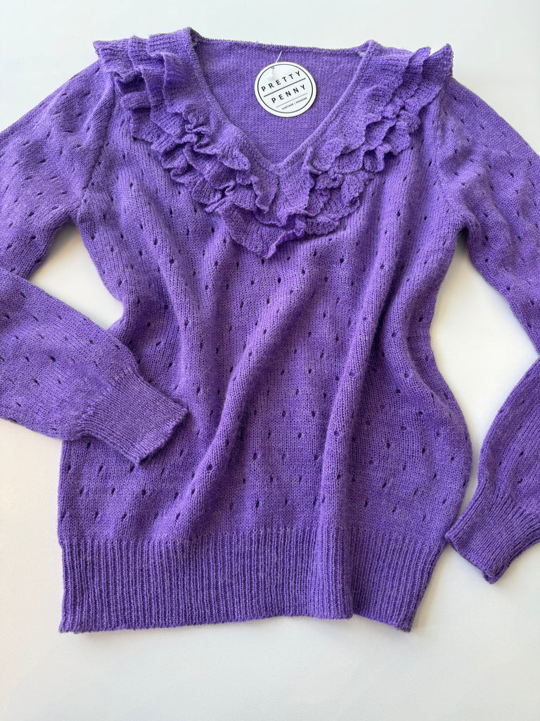 Vintage knit sweater top