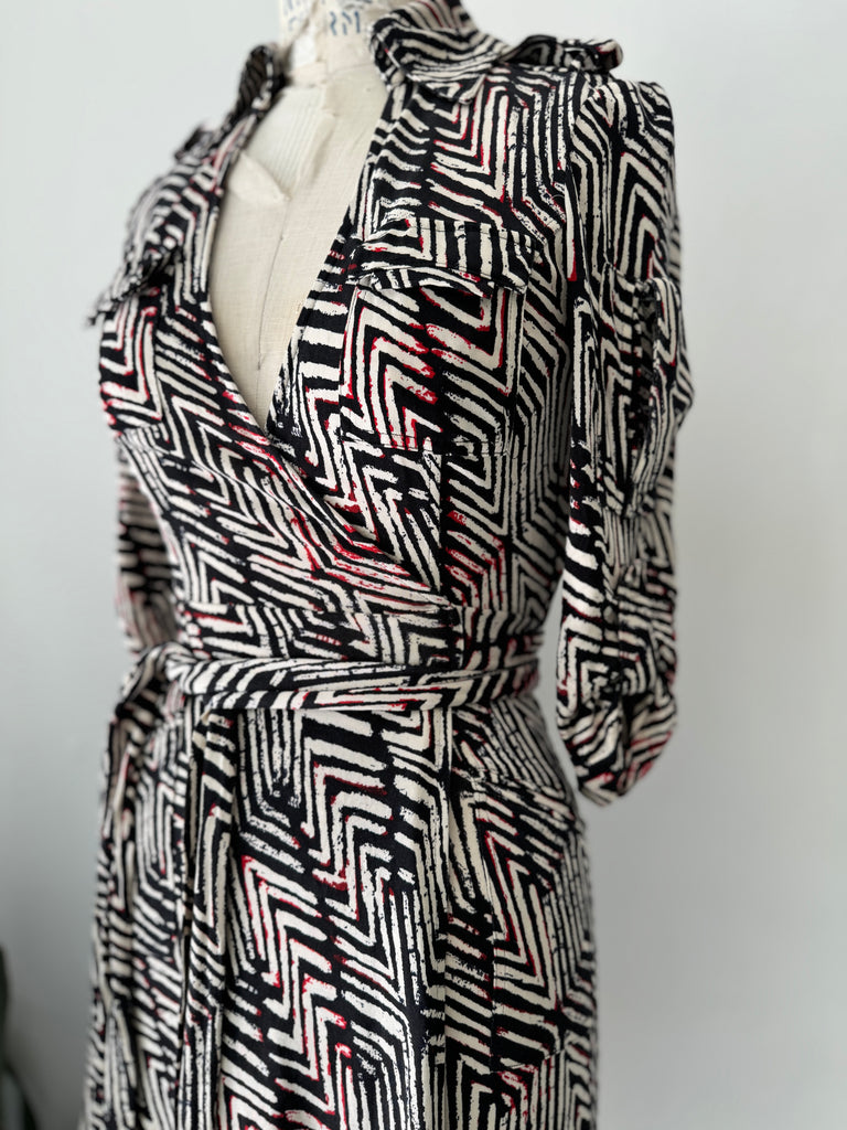 Designer DVF wrap dress