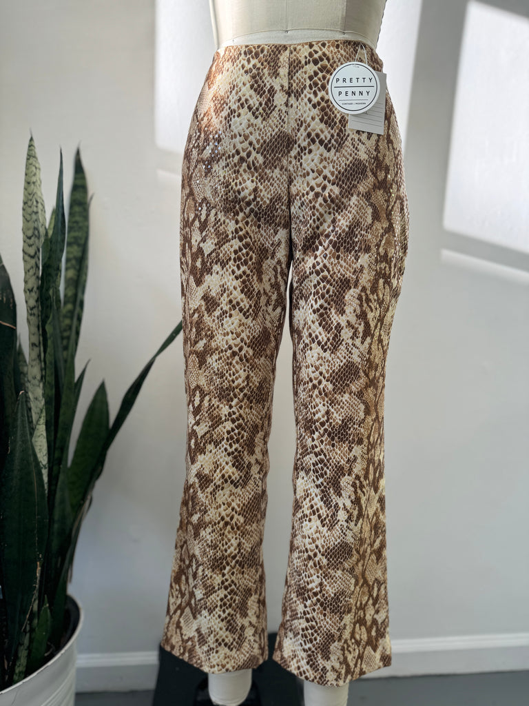 Cache snake skin pants waist “30”