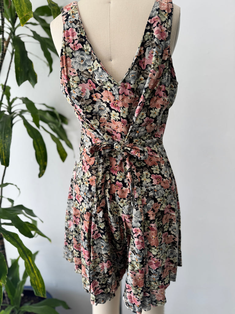 Vintage summer shorts romper