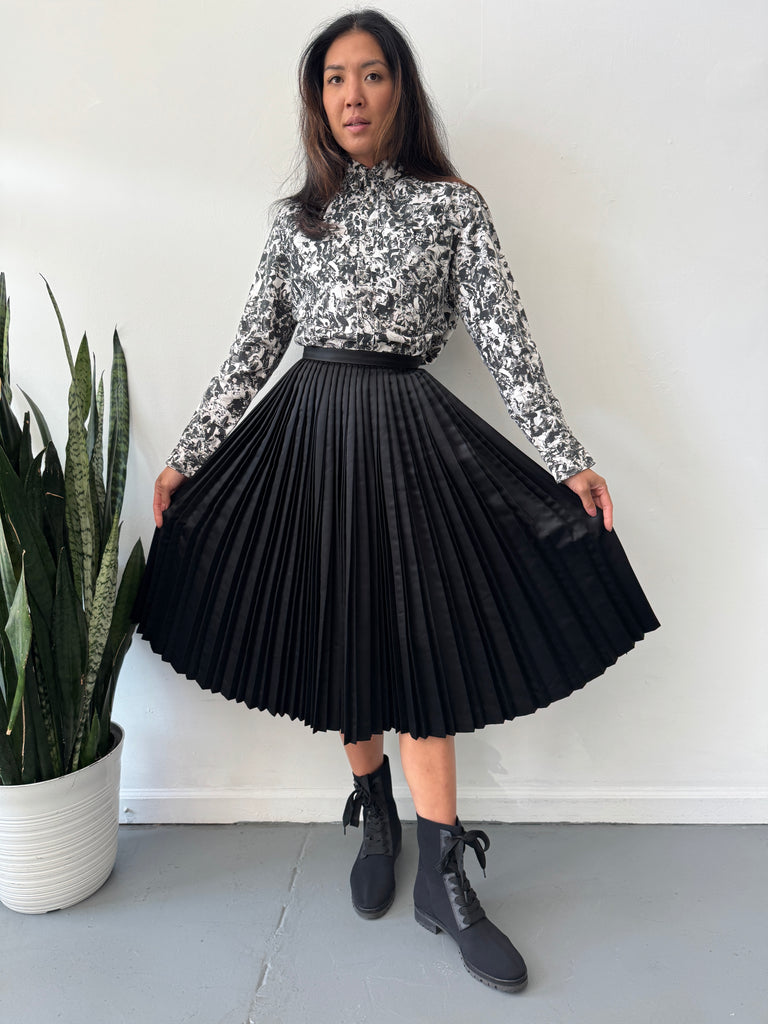 Vintage I Magnin pleated skirt