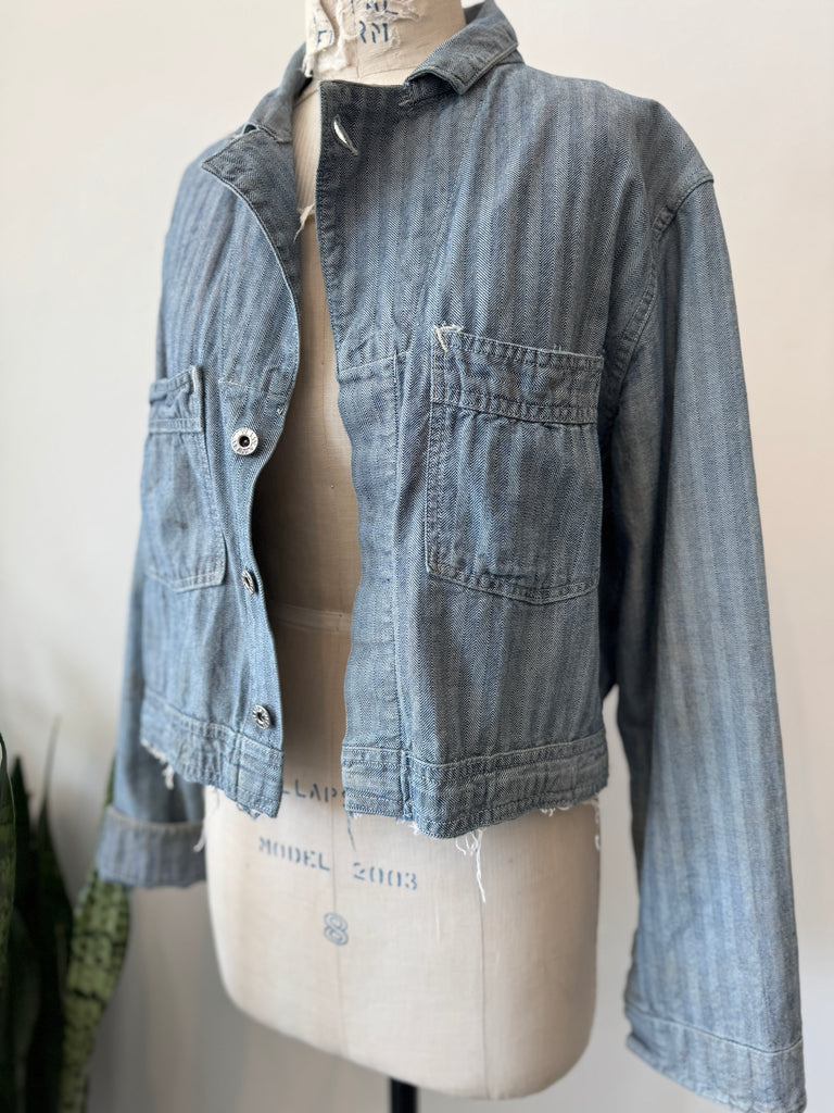 Vintage denim work jacket