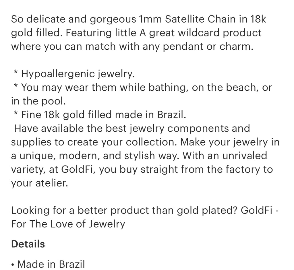 Satellite chain “18”
