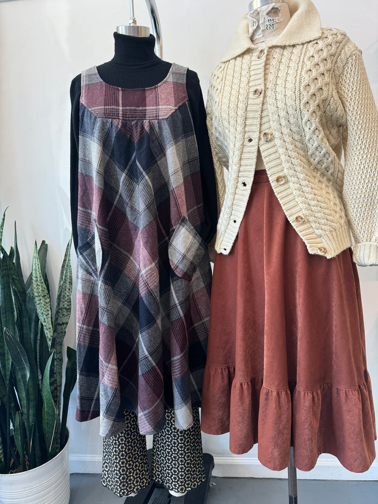 Vintage plaid Dress