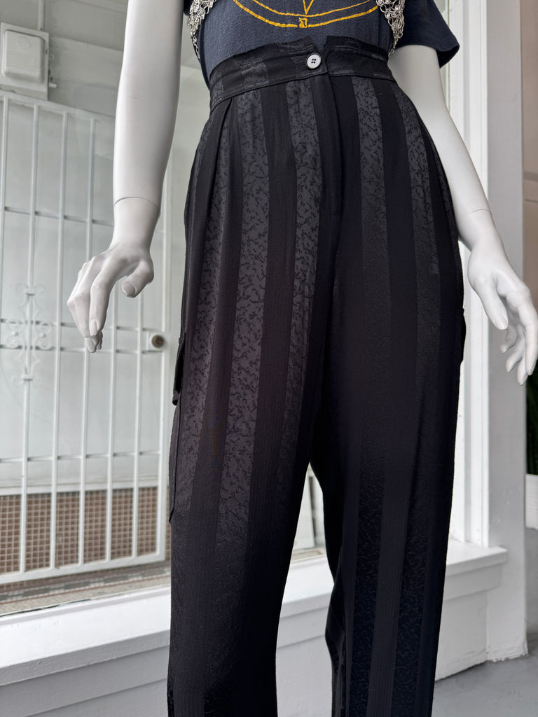 Designer Raquel Allegra silk + cotton pants