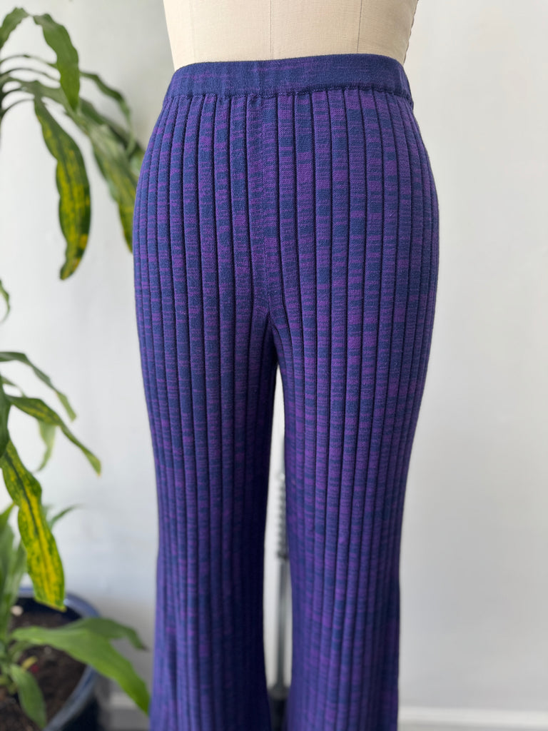 Aliya wanek knit ribbed pants waist “28-32”