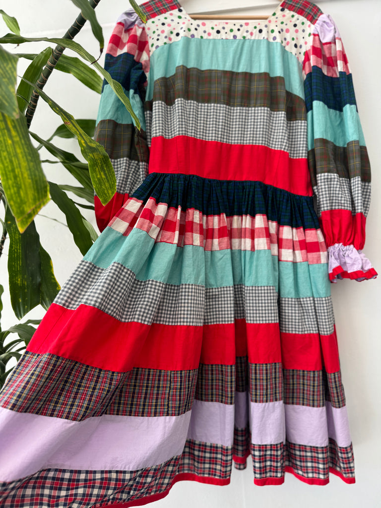 Vintage patchwork dress