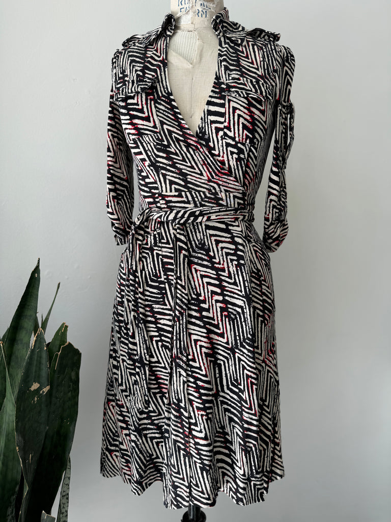 Designer DVF wrap dress