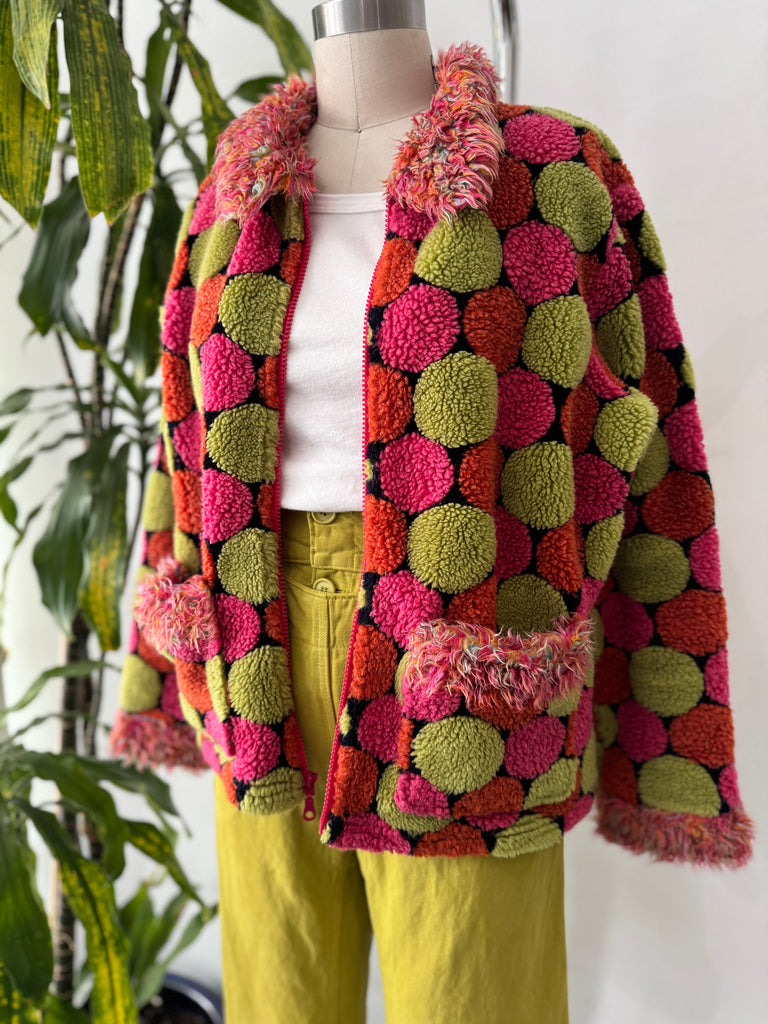 Fleece textured outerwear