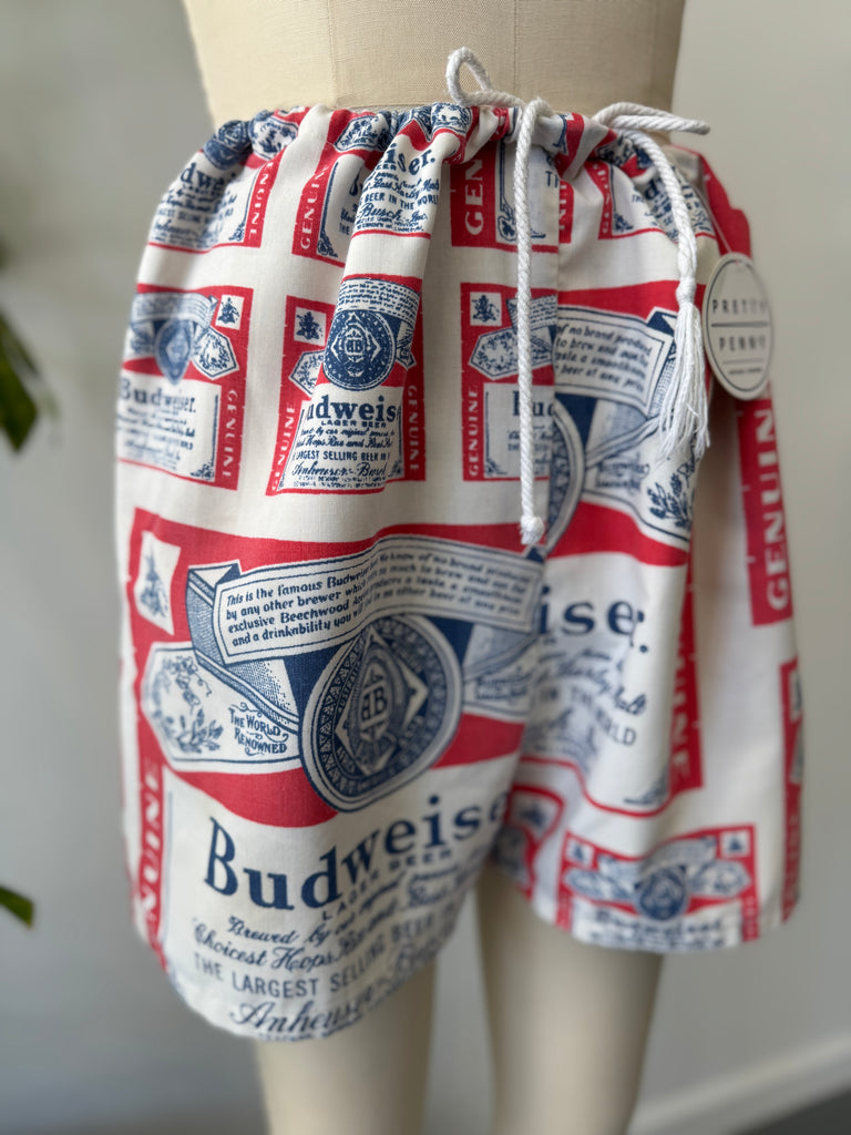 Vintage cotton Budweiser shorts