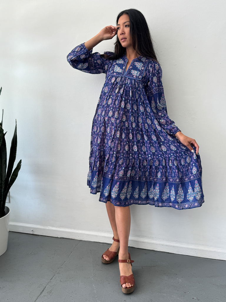 Vintage made in India cotton dress