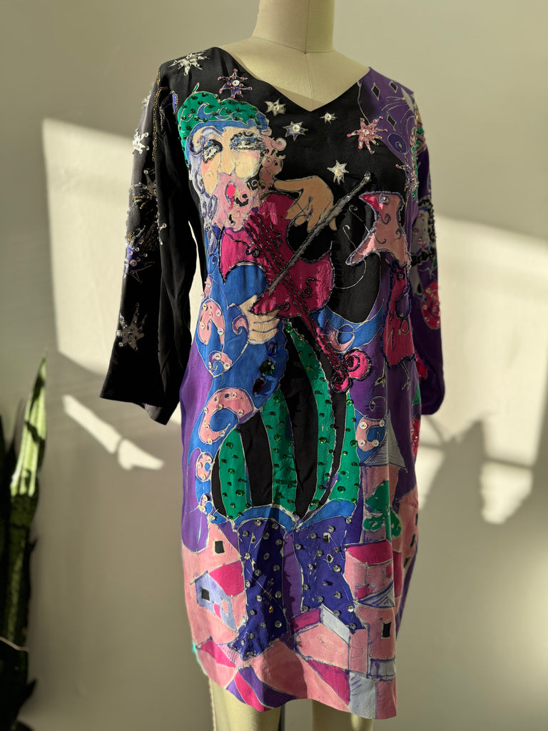 Vintage handmade Wearable Art Dress