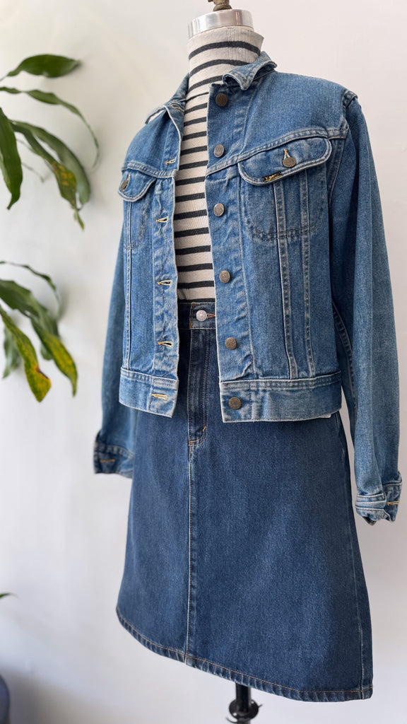 Vintage denim Lee riders jacket