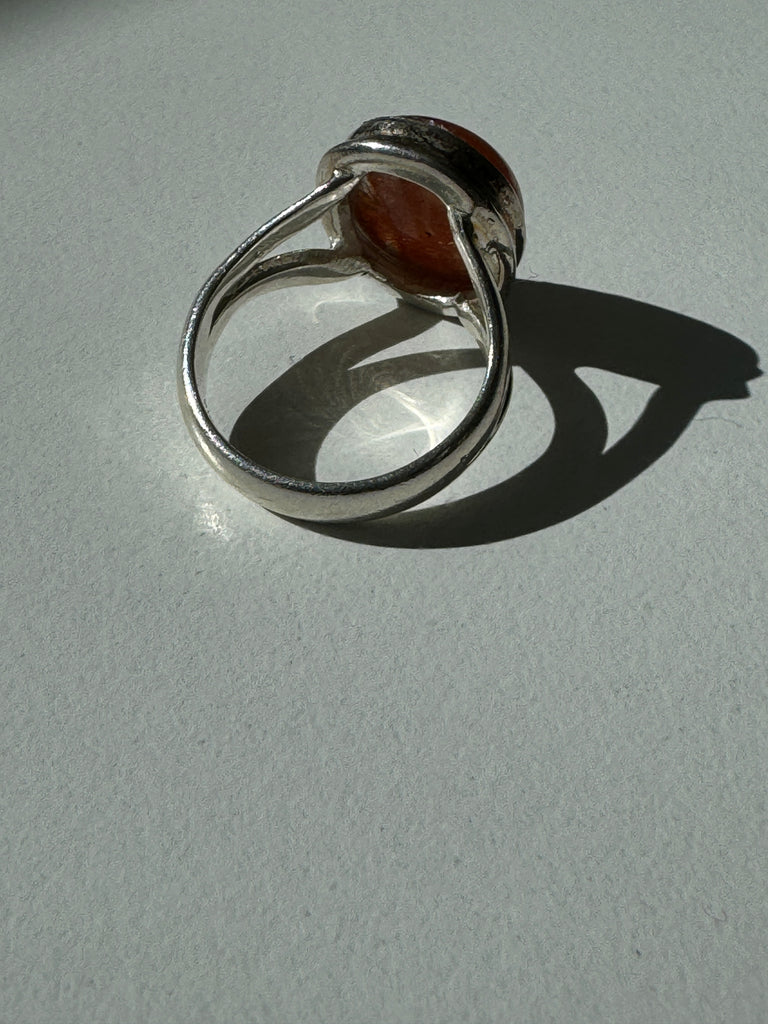 Sun stone ring size 5.5