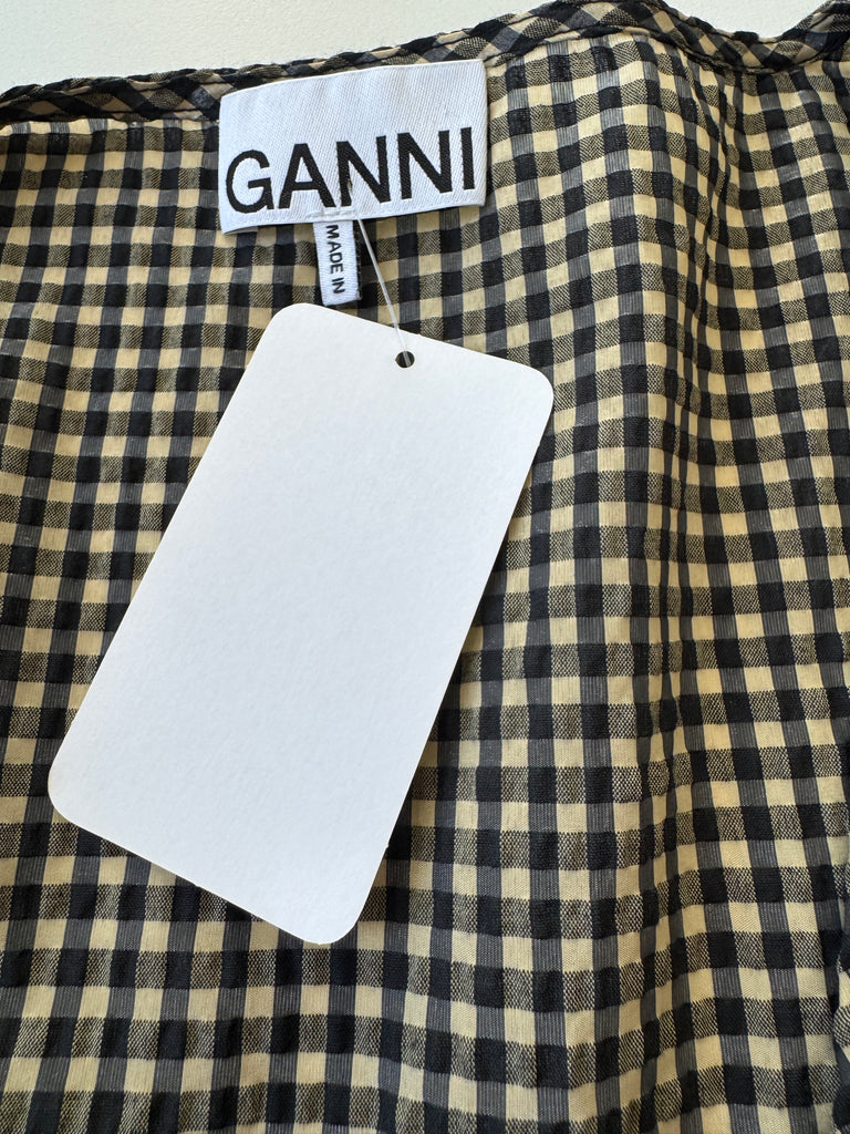 GANNI gingham dress