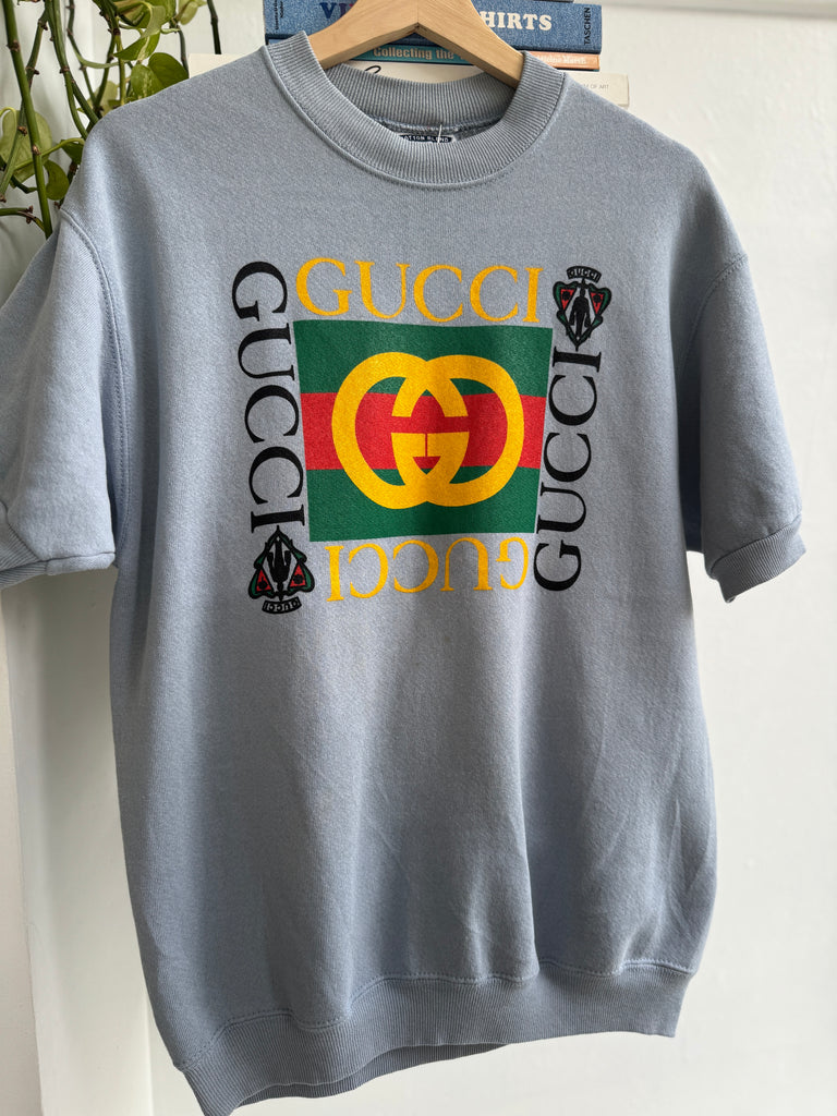 Faux vintage raglan sweatshirt