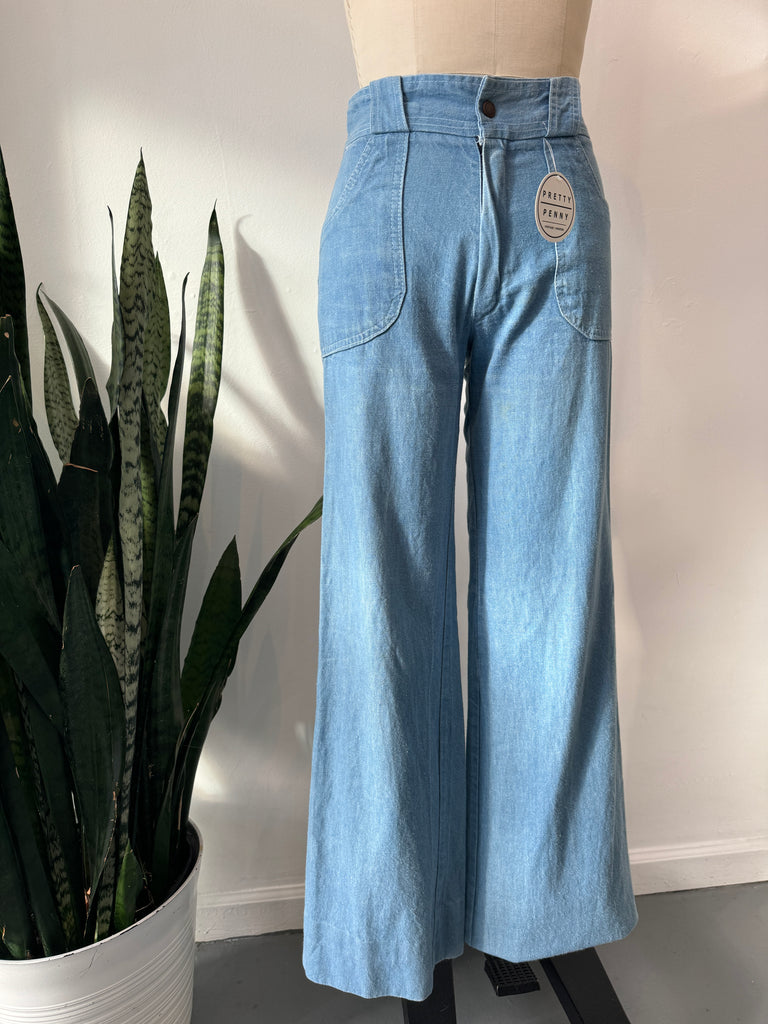 1970’s SUCCO TASH high waist | bell bottoms