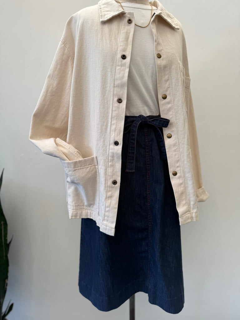 Handmade cotton chore coat