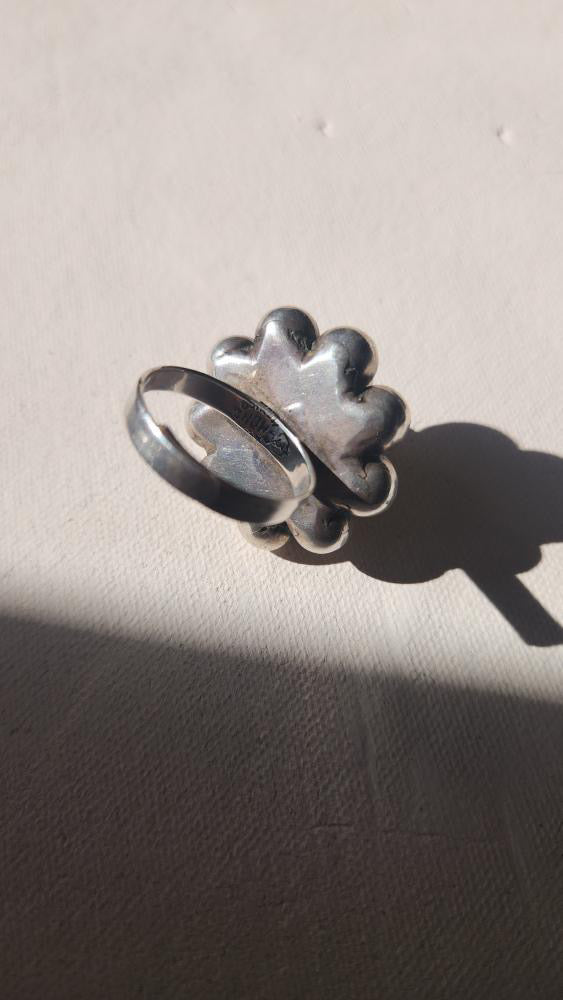 Sterling silver adjustable ring