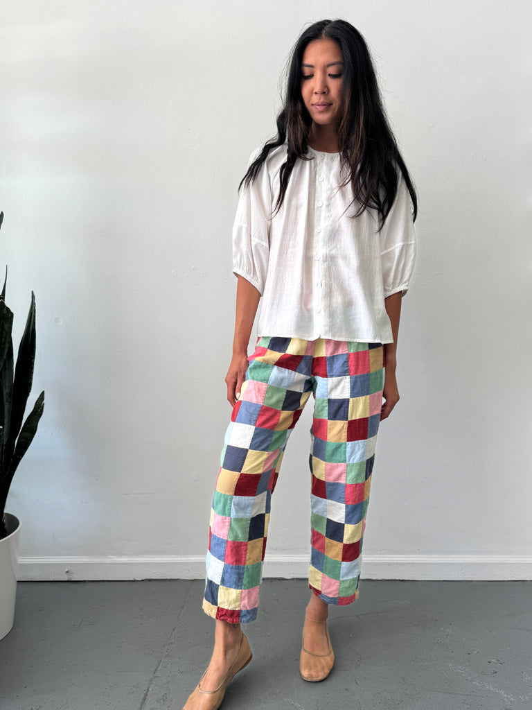 Vintage patchwork pants waist “24-34”
