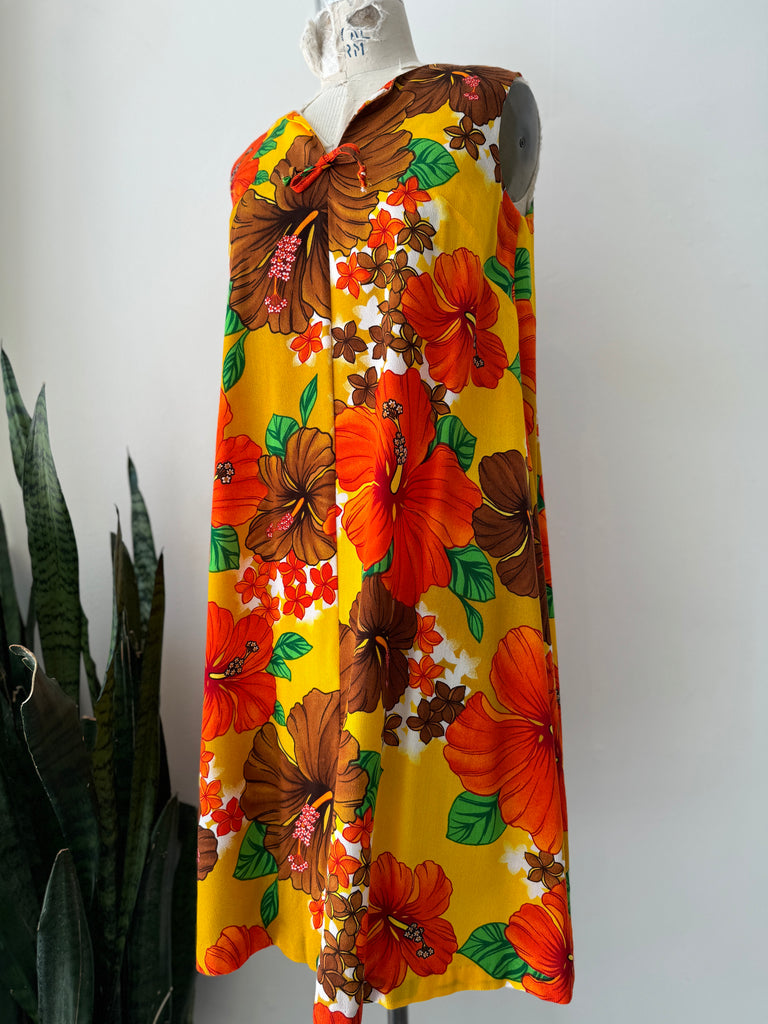 Vintage Hawaiian print Dress