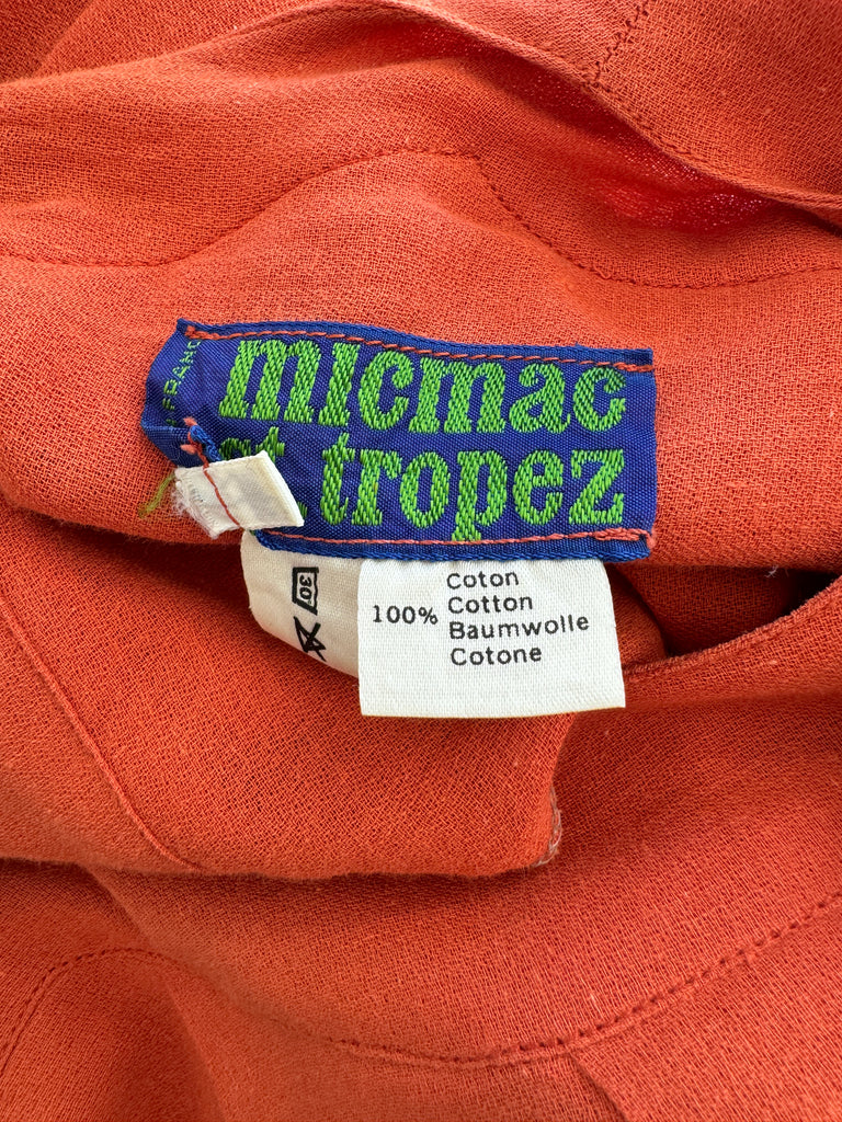 Vintage Mic Mac St. Tropez cotton dress