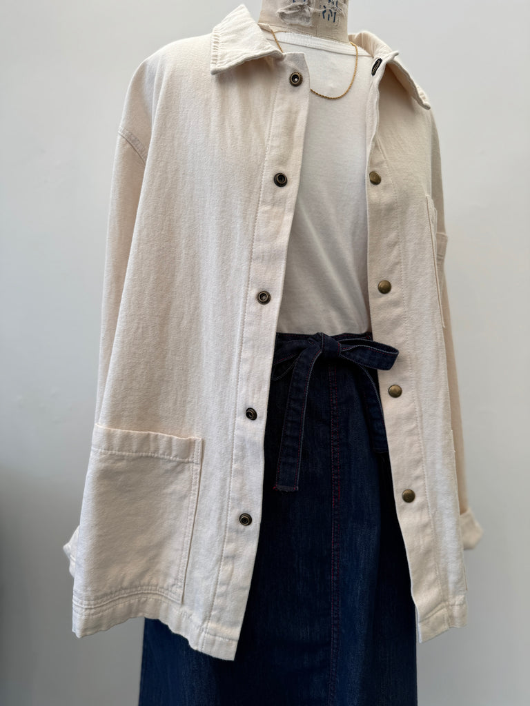 Handmade cotton chore coat